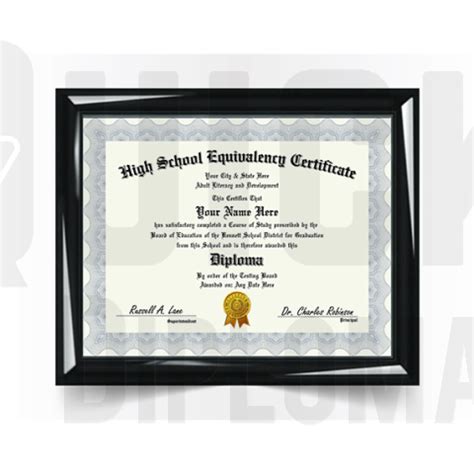 replacement ged certificate.